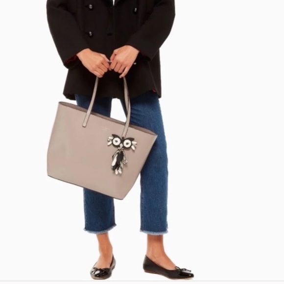 Kate Spade Starbright Cityscape Len Owl Tote - Picture 2 of 12
